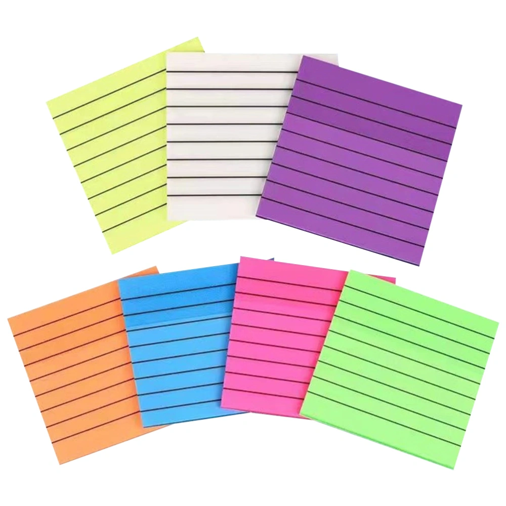 7 Books of Translucent Note Pads Portable Memo Pads Household Memo Stickers Home Accessory