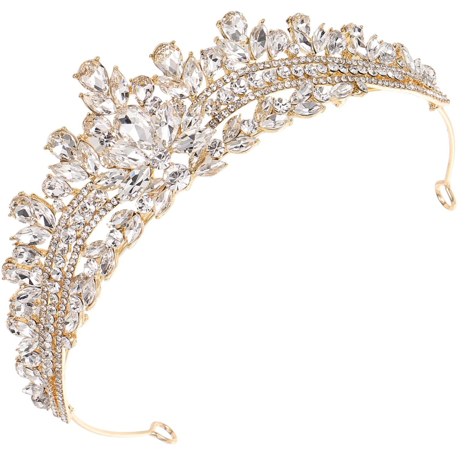 Wedding Crown Rhinestone Crown Bride Crown Headband Bridal Headdress for Birthday Prom