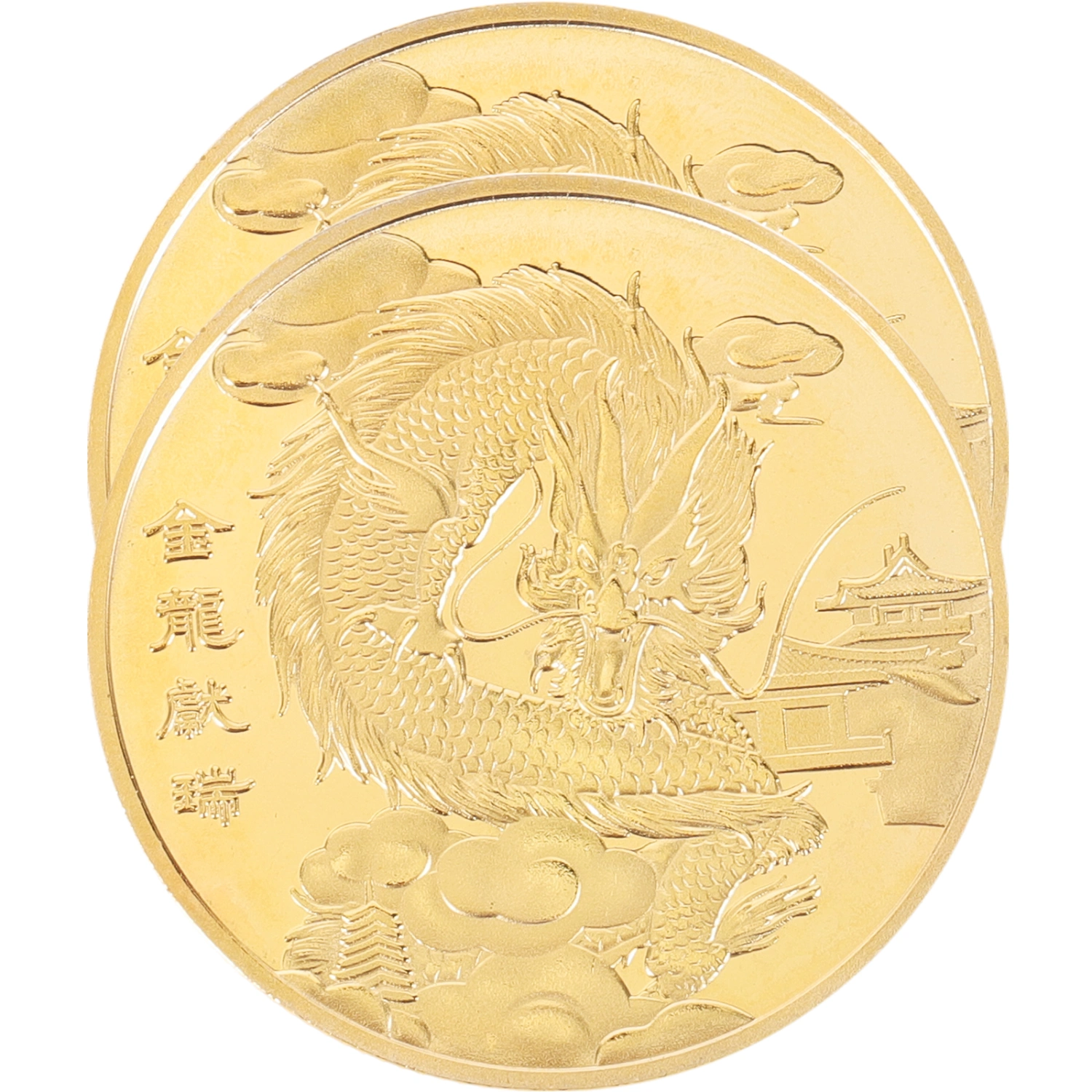 Year of Dragon Commemorative Coins 2024 Commemorative Dragon Coin New Year Gift