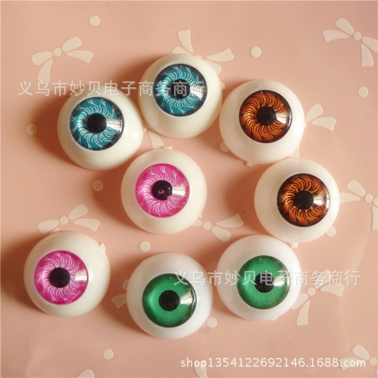 40pcs Acrylic Fake Eyes Halloween Eyeball Props Horror Toys Party Accessories
