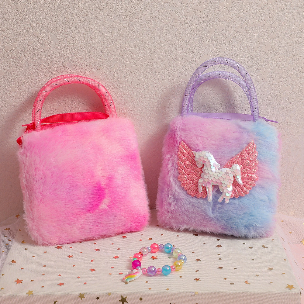 Unicorn Crossbody Bag Little Girl Unicorn Handbag Small Unicorn Shoulder Bag for Toddler