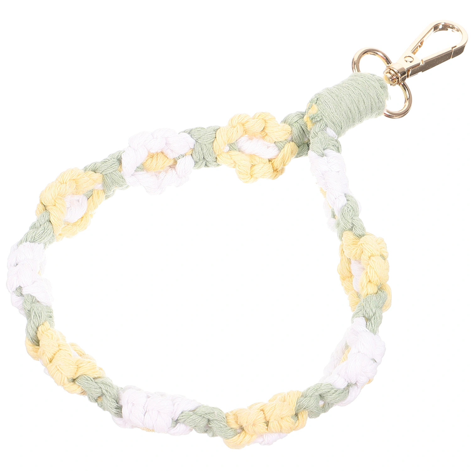 Woven Daisy Flower Keychain Decorative Keychain Handbag Keychain Pendant Keychain