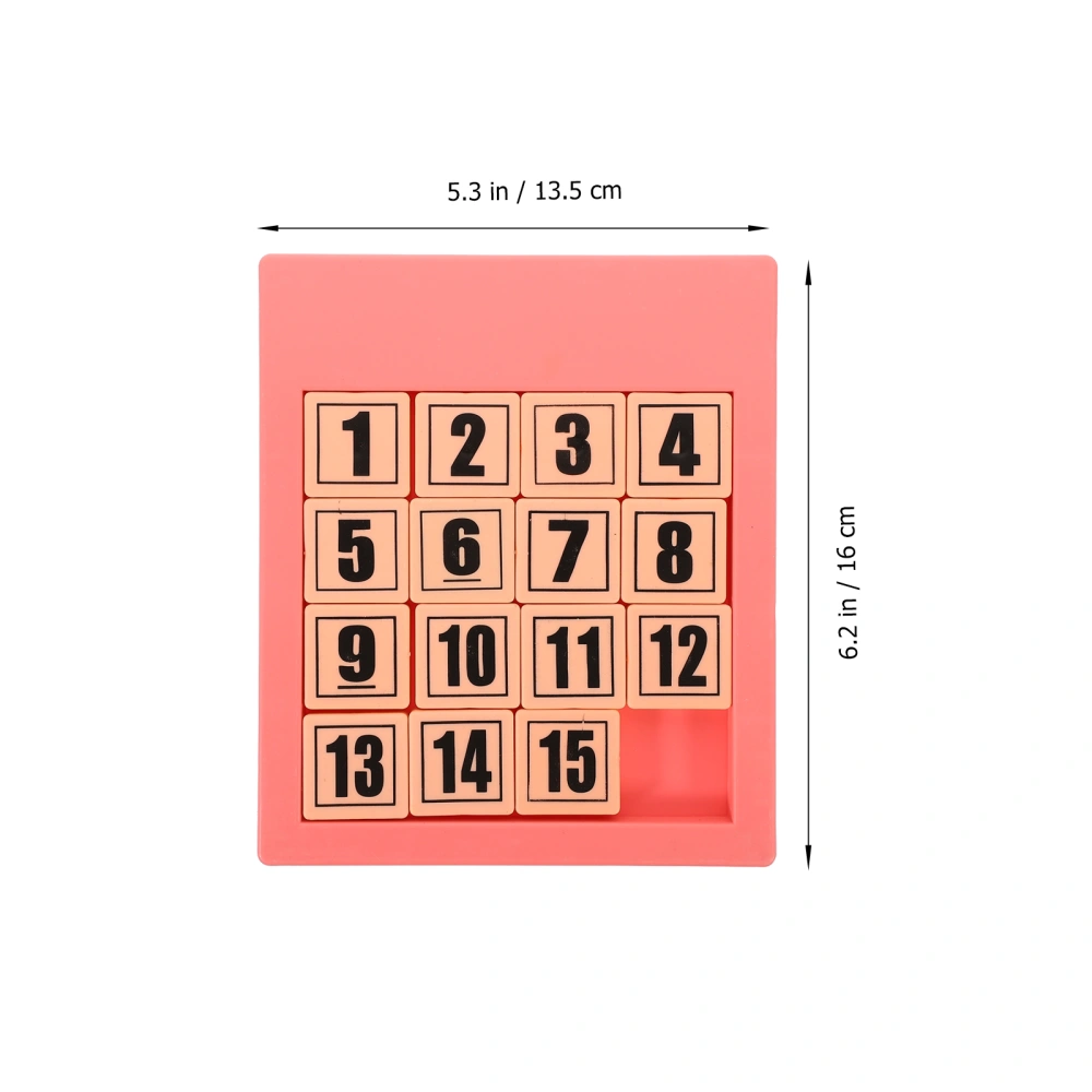 Sliding Number Puzzle Number Puzzle Toy Colored Number Cognition Plaything