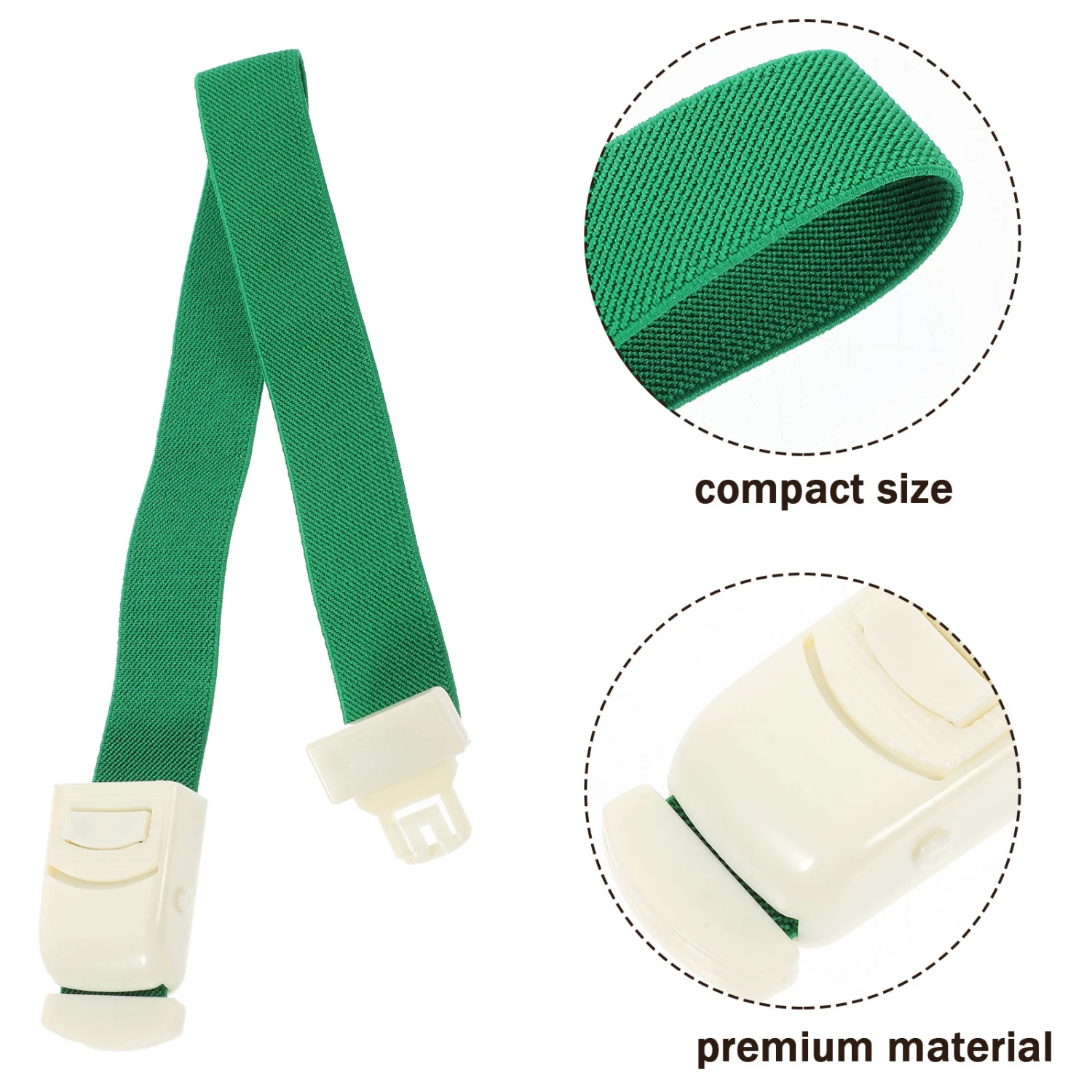 5Pcs Elastic Tourniquet  First Aid Tourniquet Portable Buckle Tourniquet for Travel Women Men