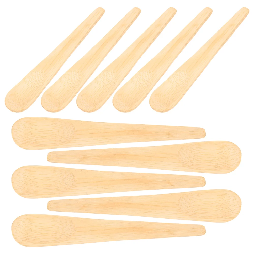 10 pcs Wooden Coffee Mixing Spoons Small Stirring Spoon Wooden Stirrer Spoon