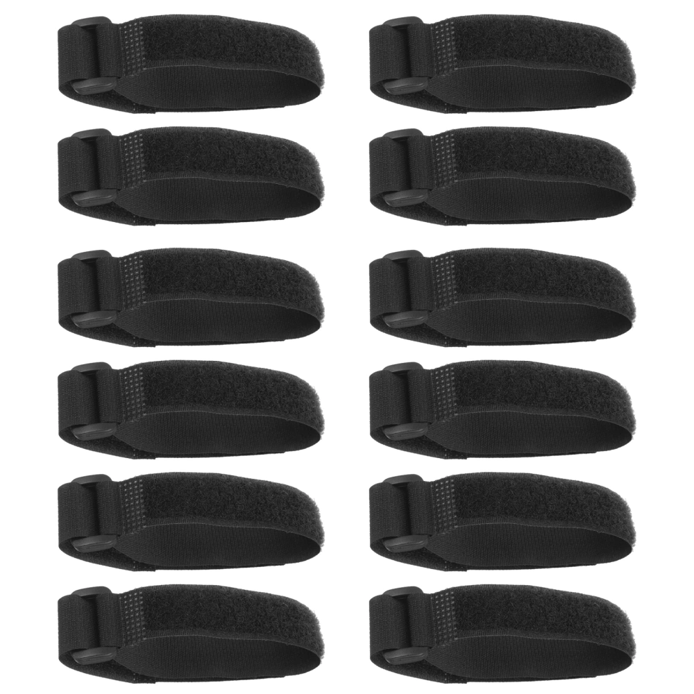 12pcs Reusable Fastening Cable Straps Bike Binding Strap Cable Tie Fixing Strap