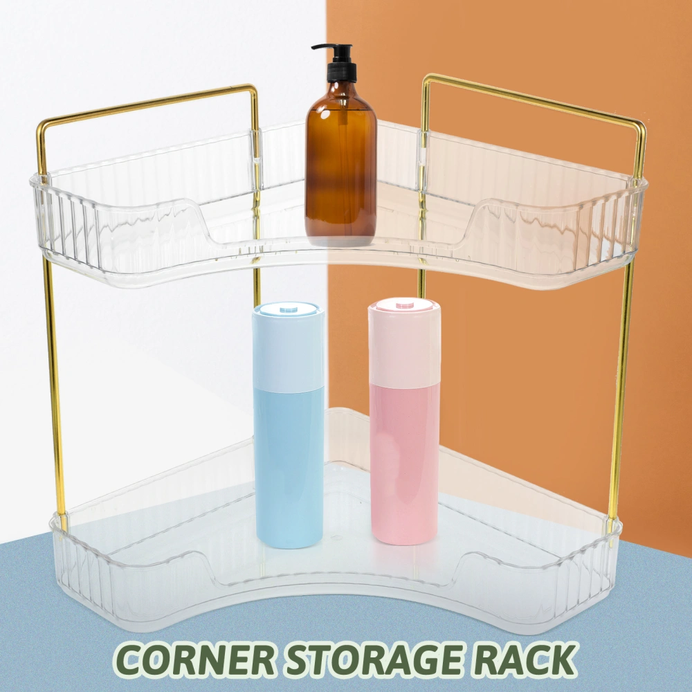 Shower Corner Shelf Bathroom Organizer Countertop Storage Shelf Kitchen Spice Rack