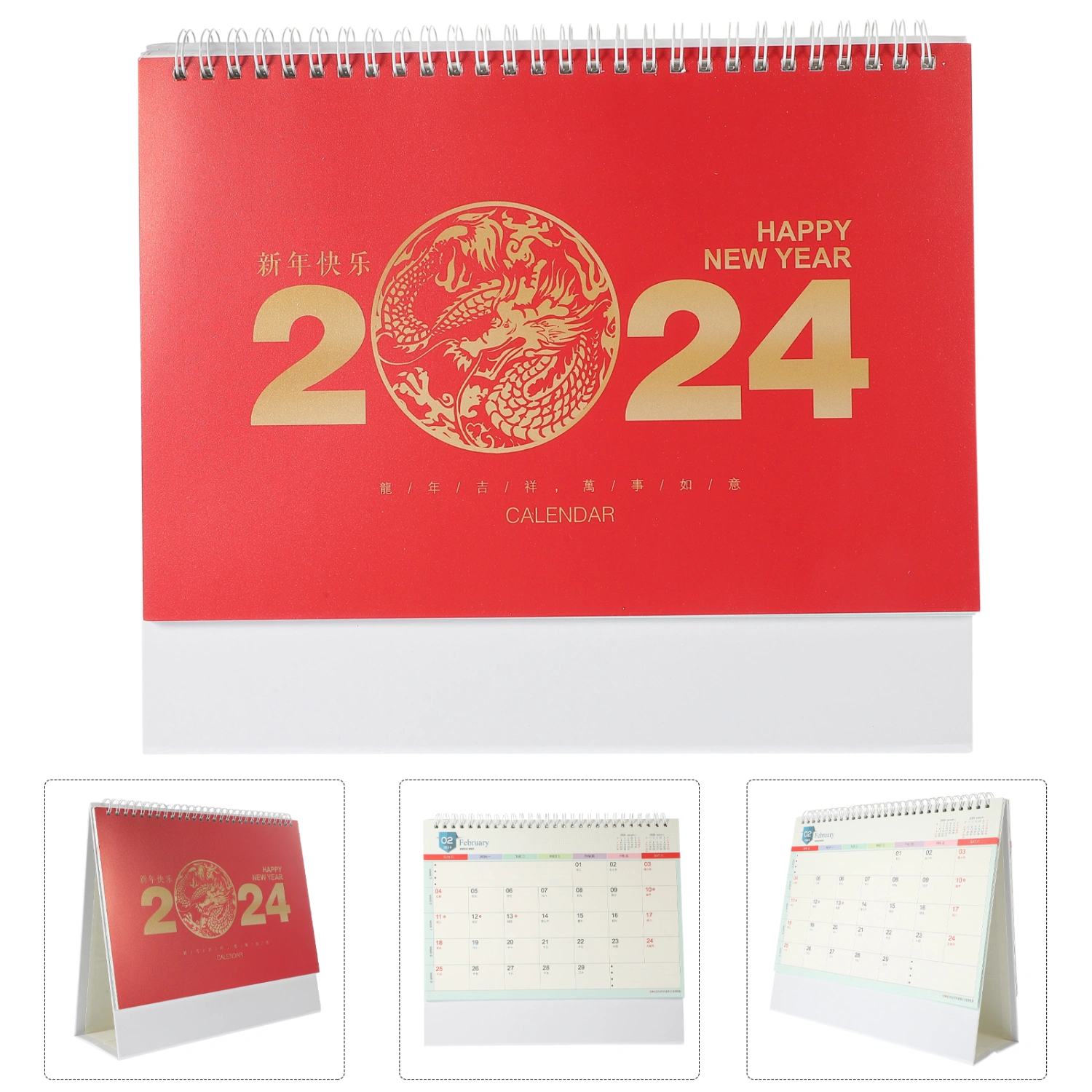 Decorative Desk Calendar Delicate Standing Calendar Table Month Standing Calendar