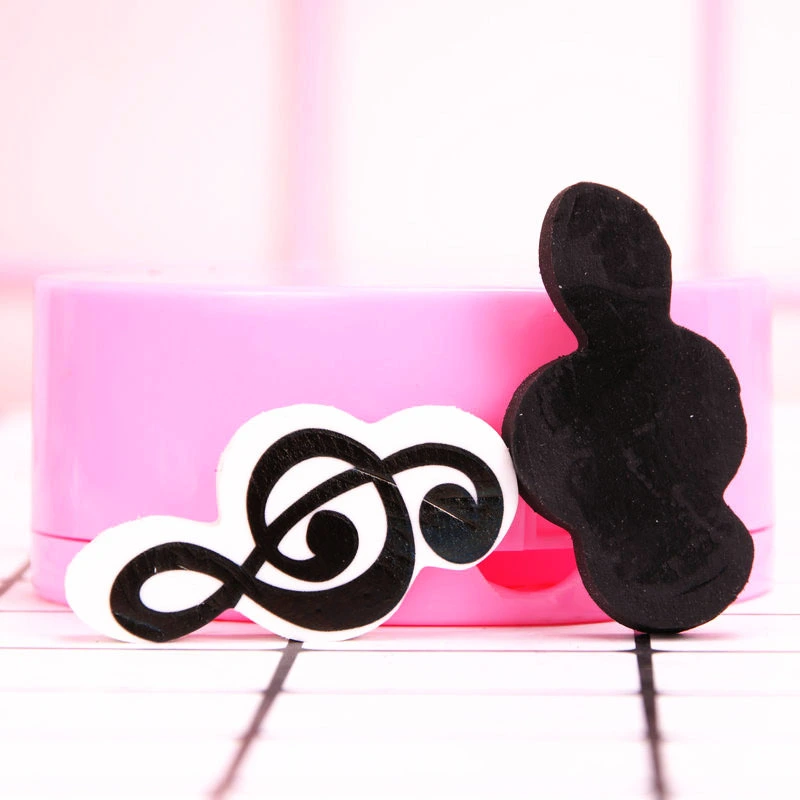 20 pcs Mini Erasers Cute Small Erasers Music Note Shaped Erasers for Students