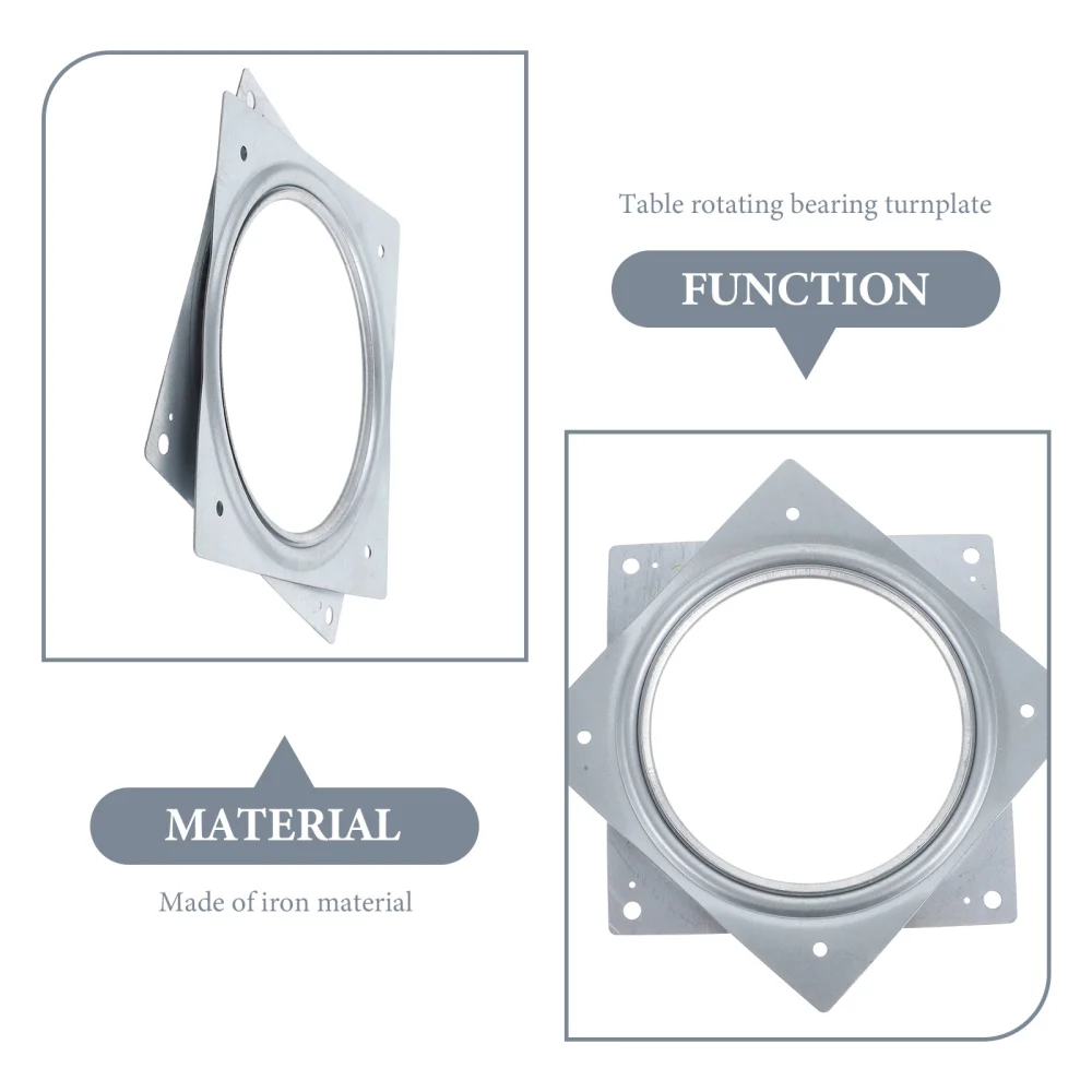 Turntable Rotating Bearing Table Turntable Round Dining Table Smooth Swivel Plate