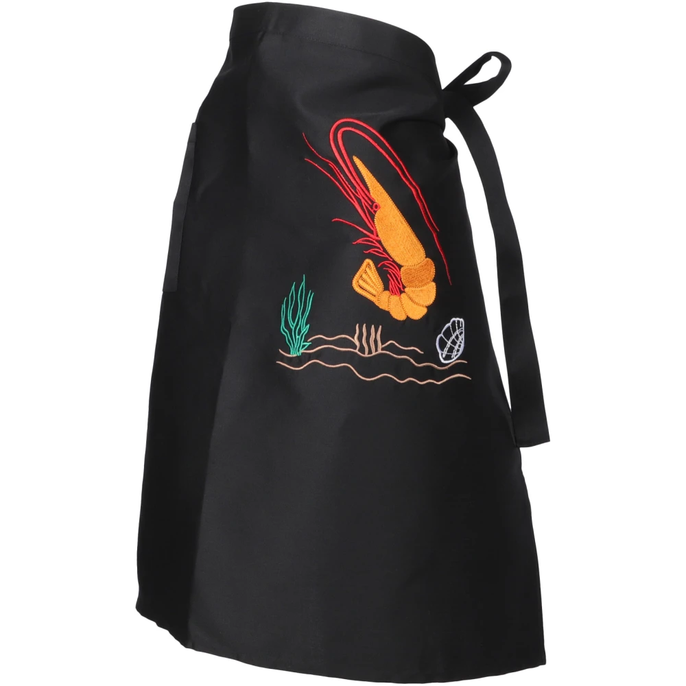 Sushi Waist Embroidery Apron Embroidery Apron Restaurant Chef Cooking Embroidery Apron