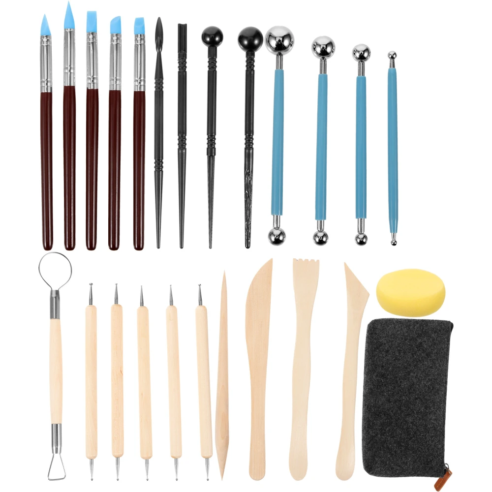 1 Set Pottery Sculpting Tools Clay Sculpture Tools Polymer Clay Scrapers Polymer Clay Tools