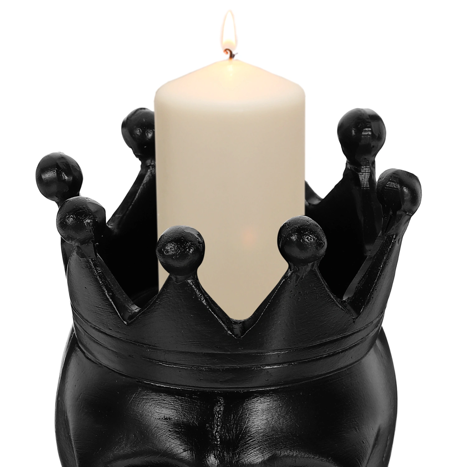 Skull Crown Candle Holder Candle Base Halloween Candle Holder Halloween Prop