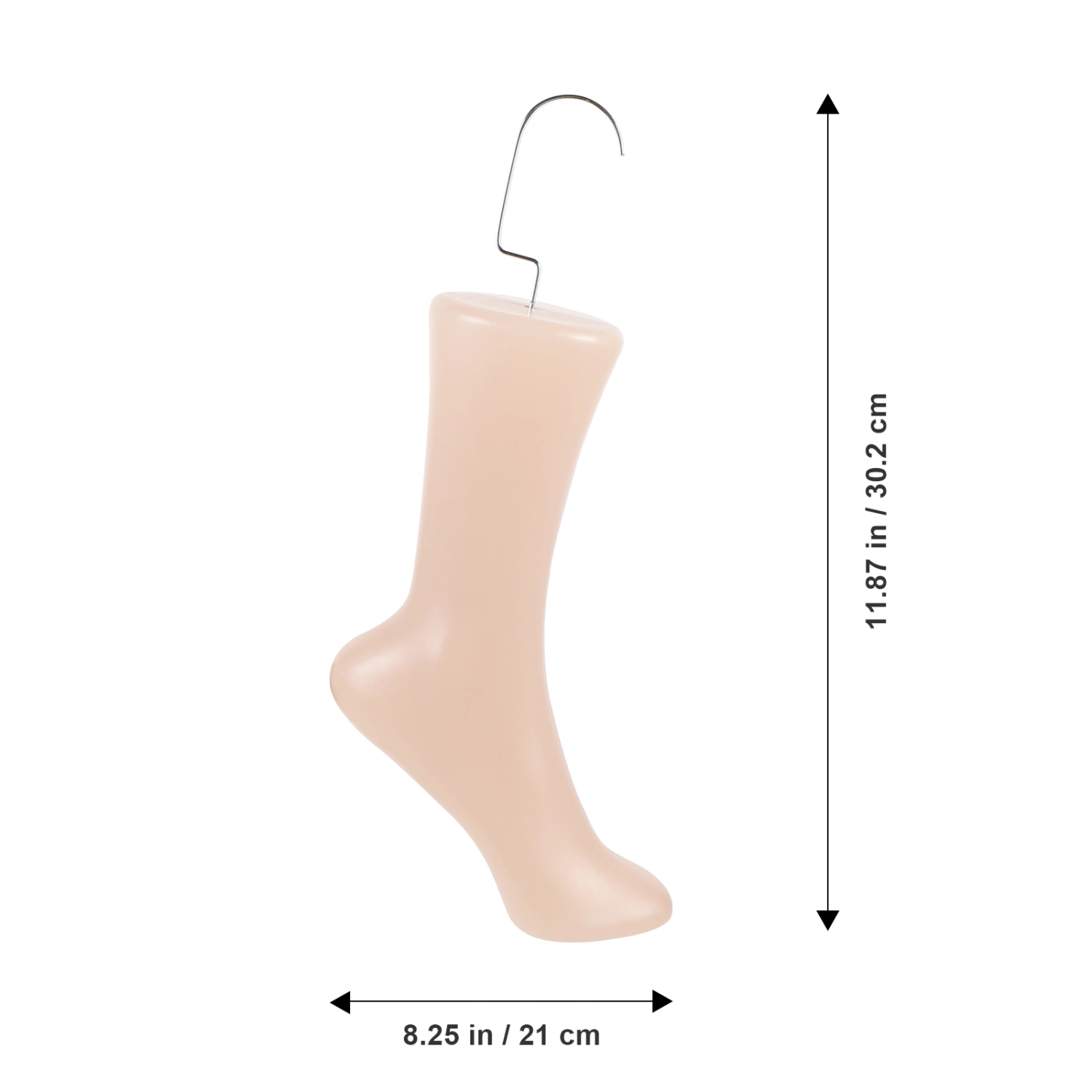 Female Plastic Foot Model Female Feet Mannequin Sock Display Model Stand with Hook