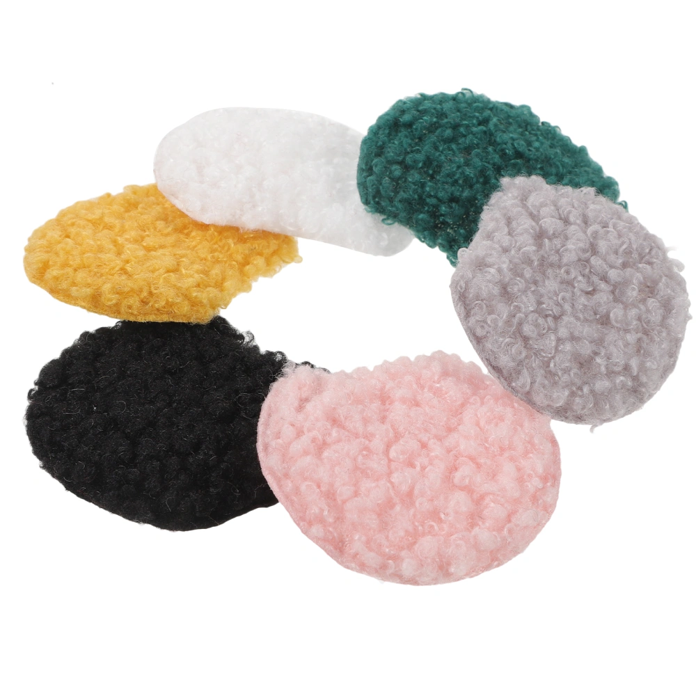 12pcs DIY Plush Ear Material Plush Animal Ear for Hair Clip DIY Craft Home Decoration