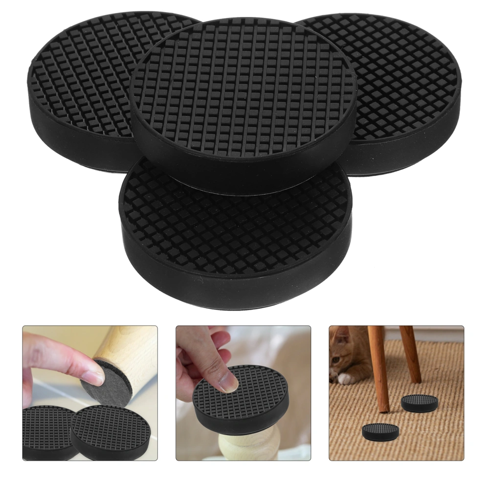 8pcs Furniture Coaster Furniture Caster Cups Non Slip Furniture Pads Furniture Feet Caps