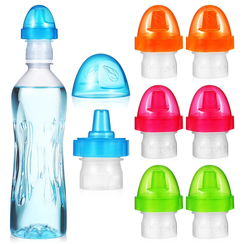 8pcs Water Bottle Lid Tops Baby Bottle Covers Juice Soda Water Bottle Caps for Kids Toddlers