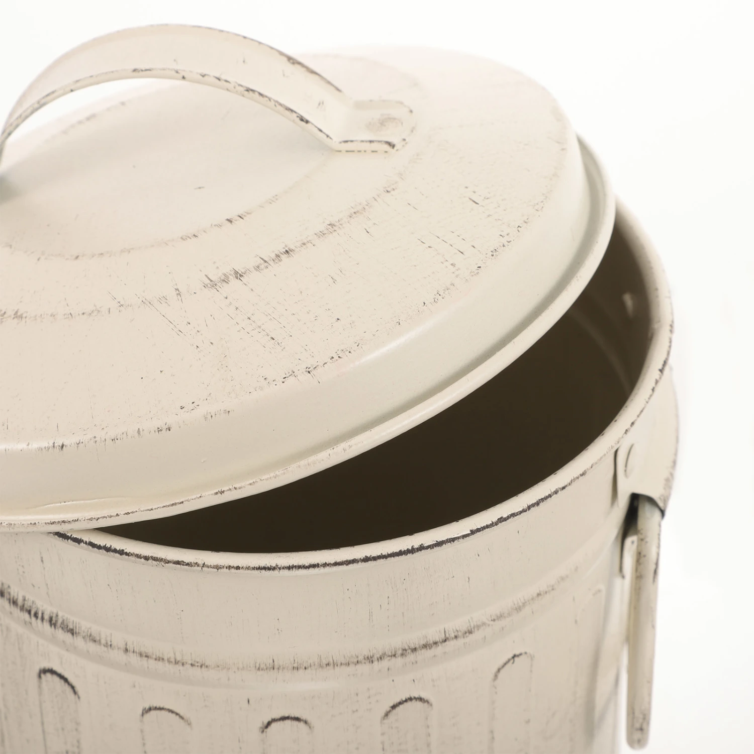 Fireplace Ash Bucket Metal Ash Bucket with Lid Metal Storage Bucket Home Ash Bucket