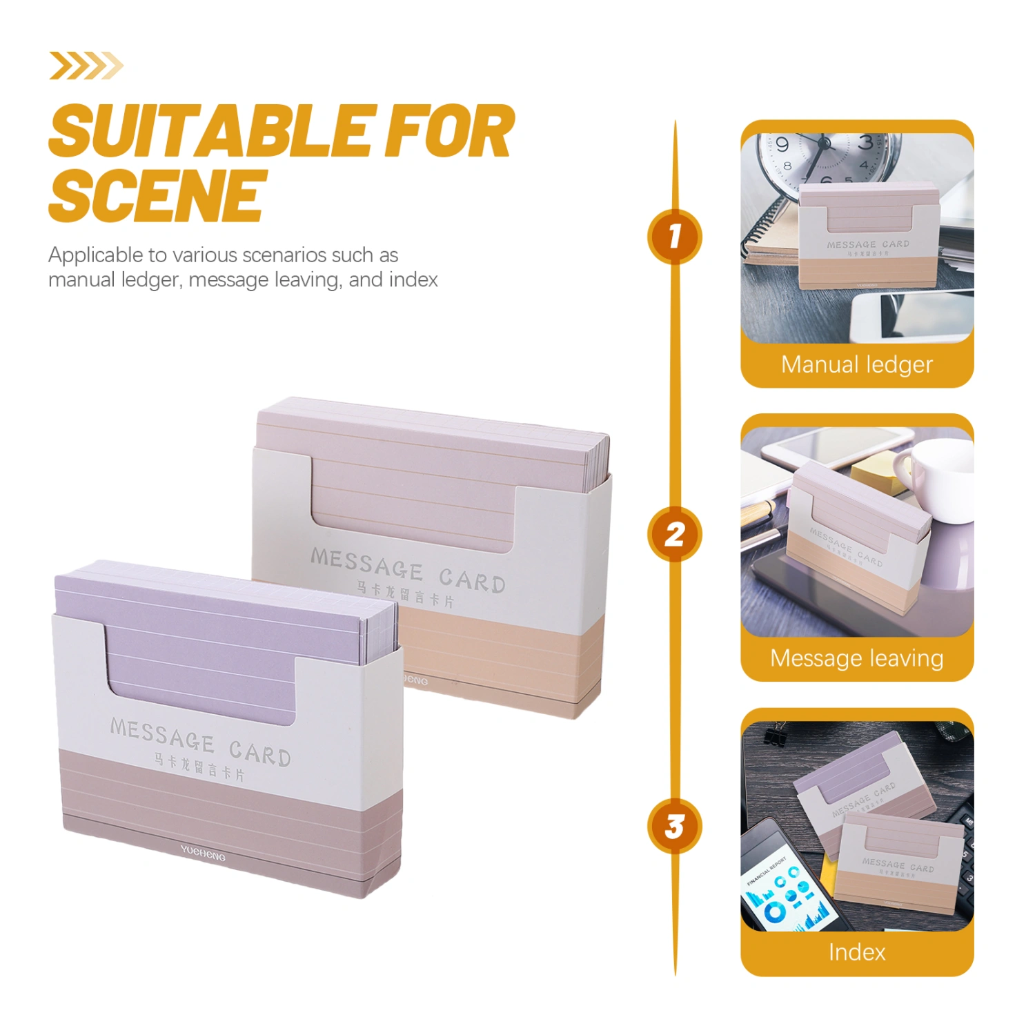 300pcs Lined Index Cards Colored Index Card Box Colored Flash Cards Blank Note Cards