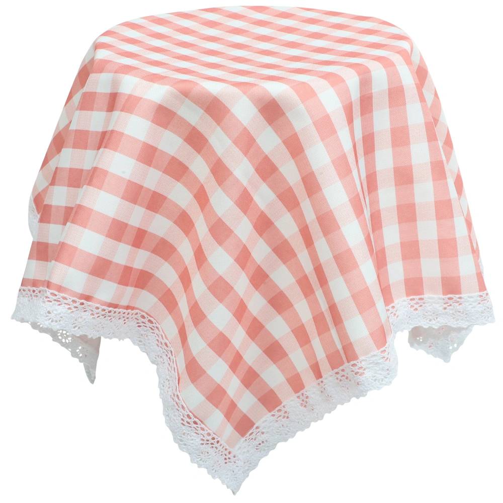 Nice-looking Microwave Dust Cover Pastoral Style Toaster Cover Multi-functional Small Tablecloth