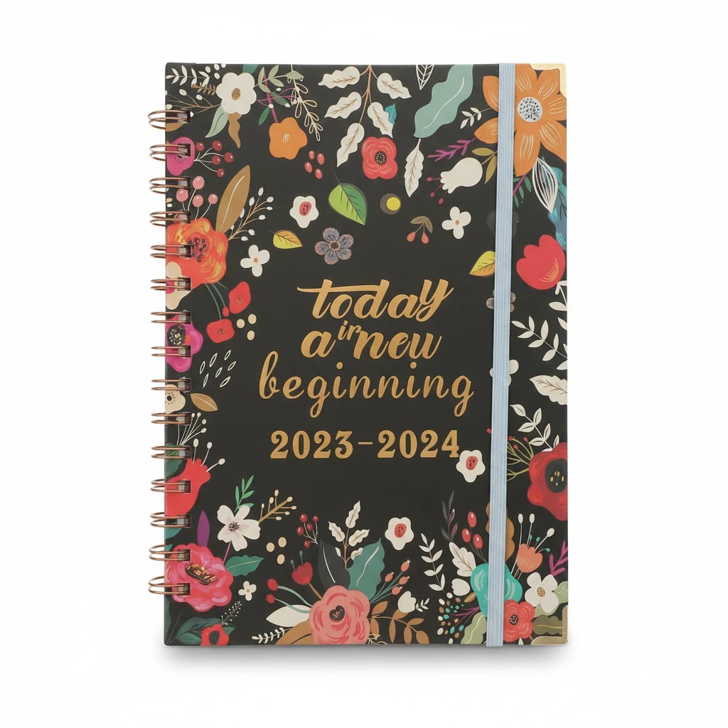 Academic Planner English Notebook Student Planner Office Note Book Schedule Planner