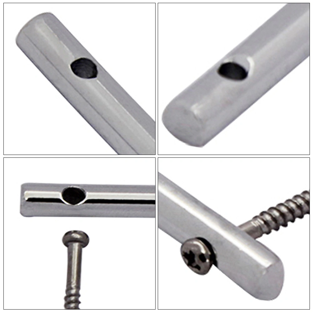 Electric Guitar String Pressing Bar Guitar String Retainer Bar Electric Guitars Part (Screws Included)
