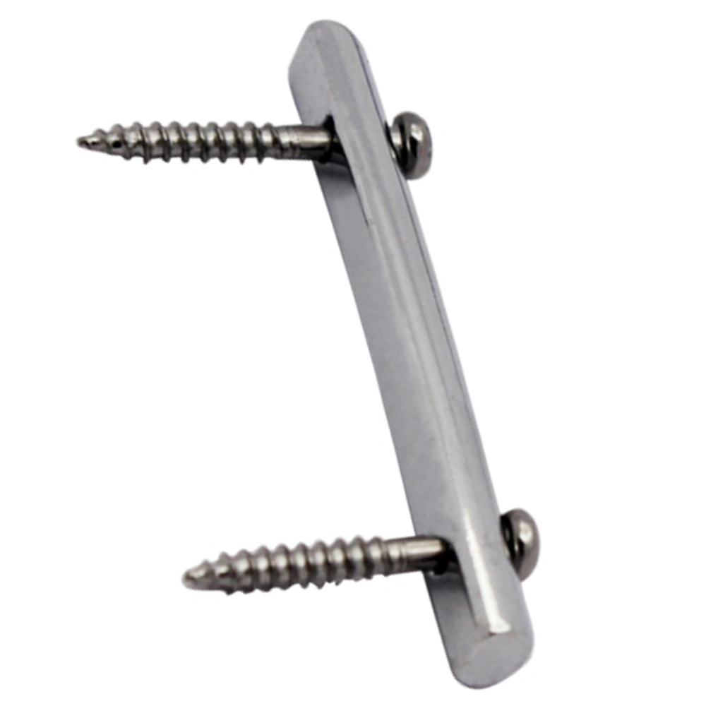 Electric Guitar String Pressing Bar Guitar String Retainer Bar Electric Guitars Part (Screws Included)