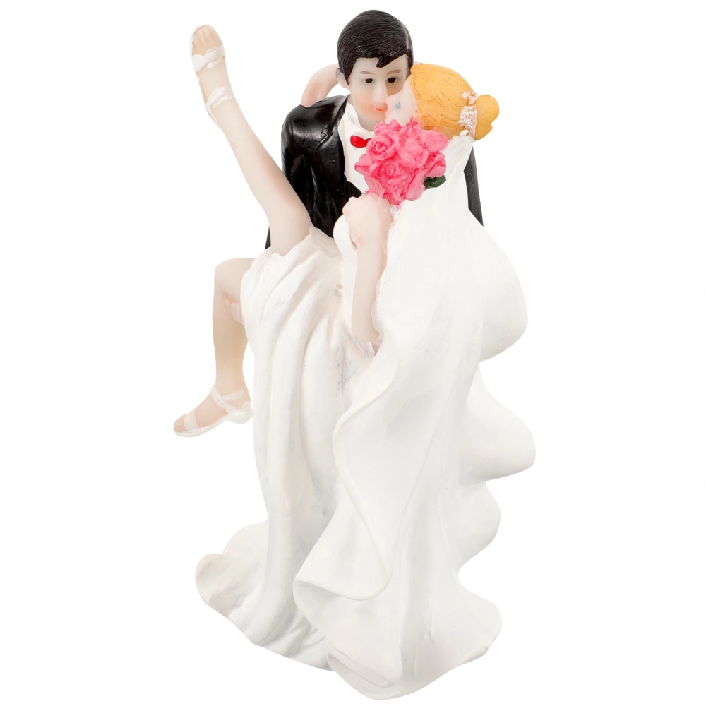 Desktop Cake Decor Resin Couple Doll Decorative Couple Figure Decor Cake Accessory