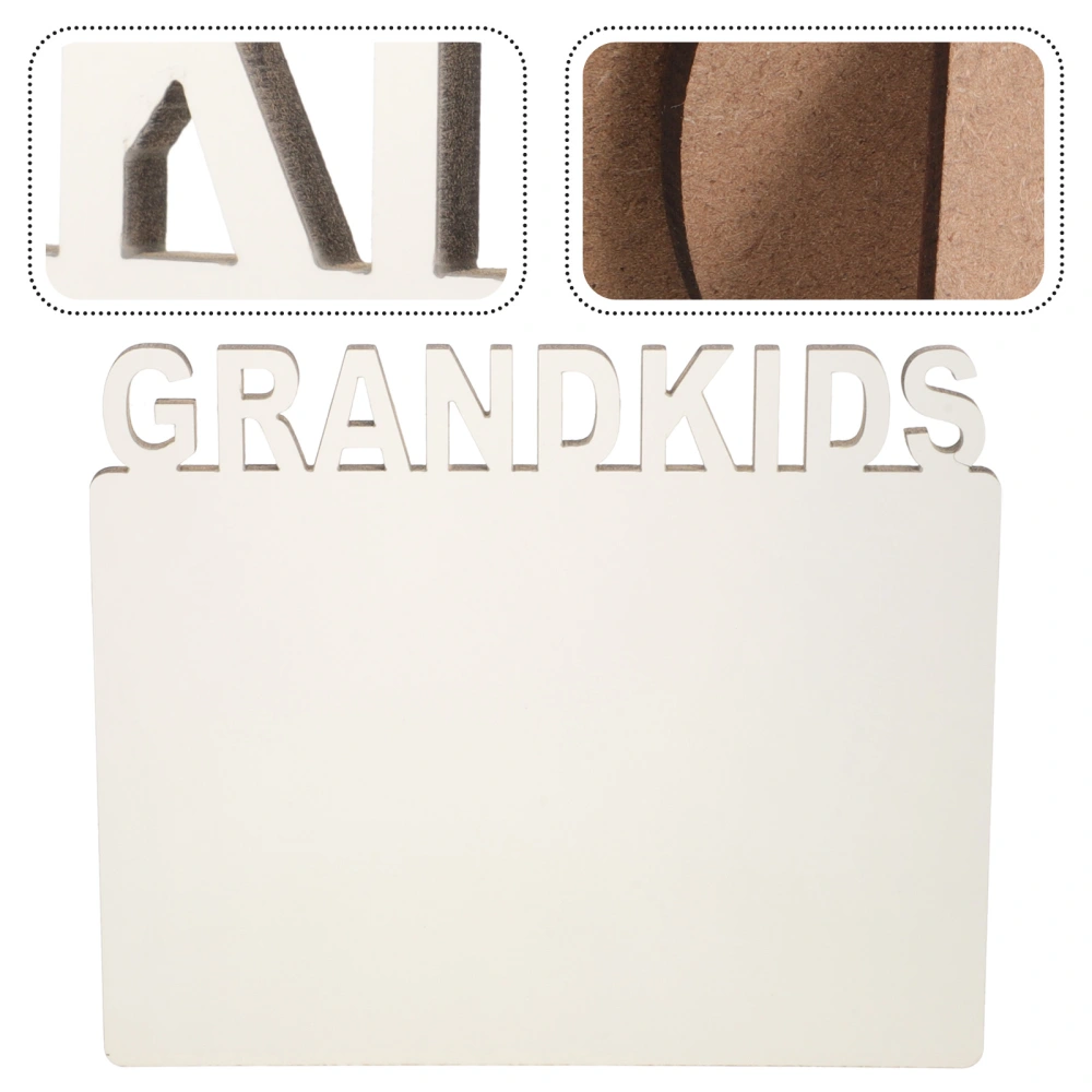 Sublimation Blank Photo Frame Sublimation Photo Frame Blank Picture Frame Grandkids Letter Ornament