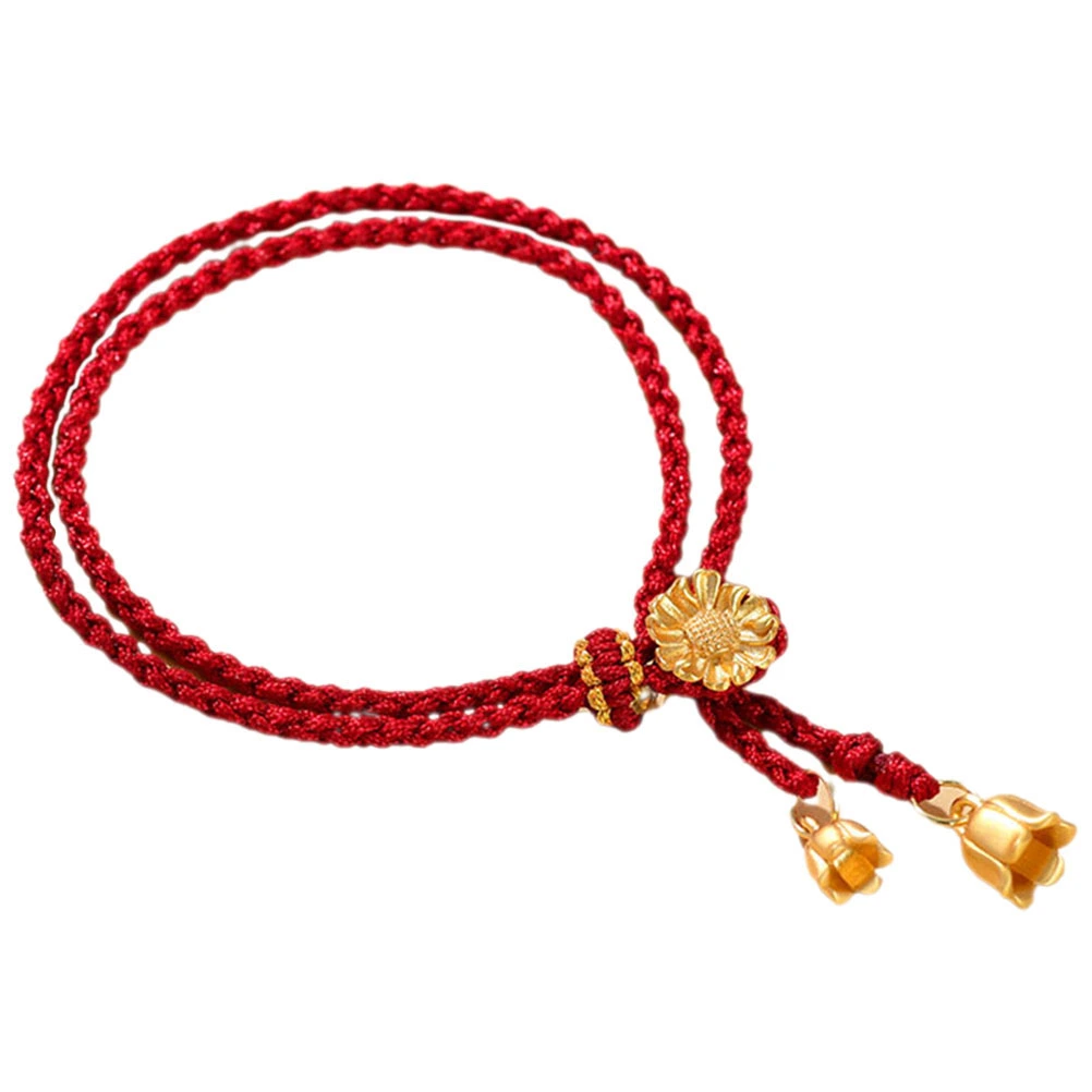 Bracelet Women String Bracelet Braided Bracelet Sunflower Convallaria Charm Bracelet