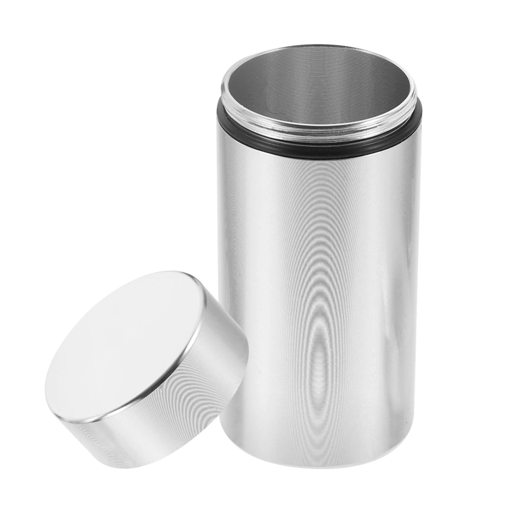 Portable Metal Storage Airtight Seasoning Container Metal Condiment Bottle Kitchen Salt Jar