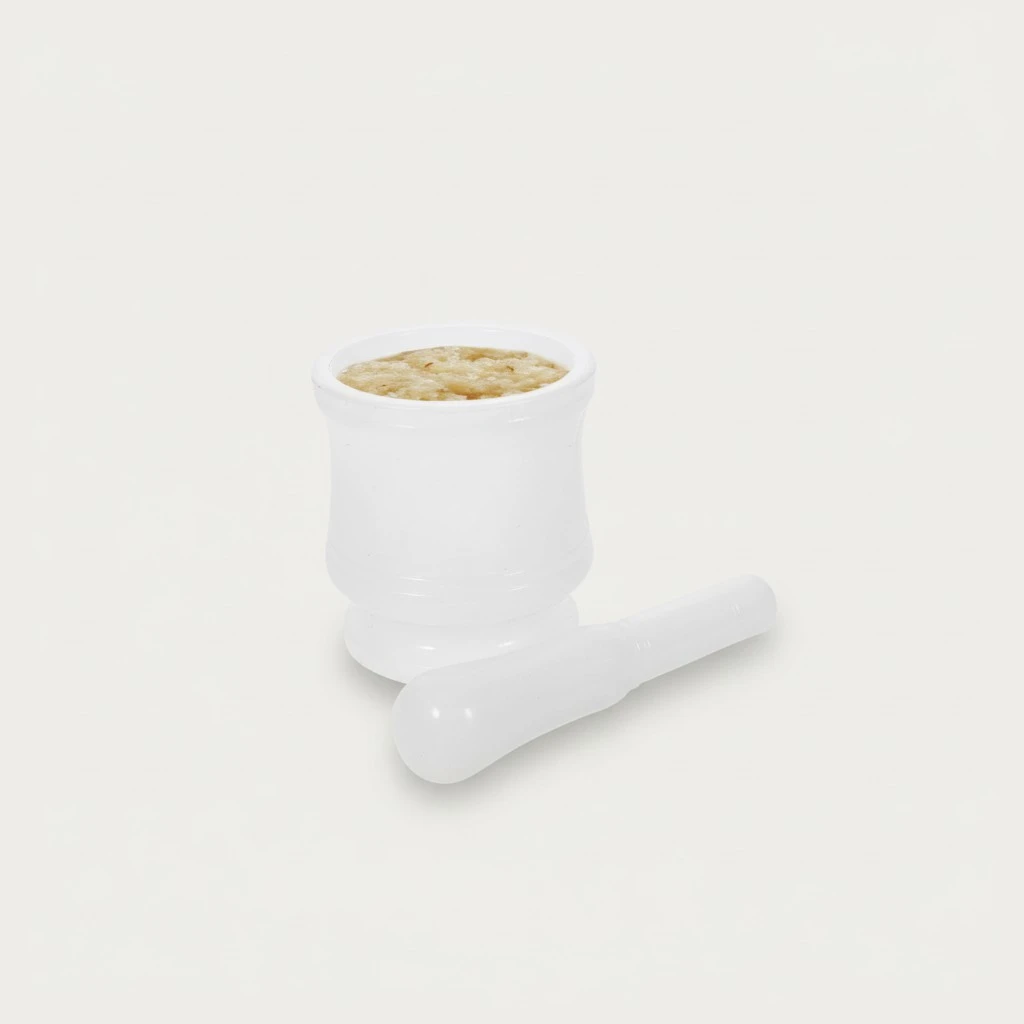 1 Set of  Mortar Pestle Grind Spices Mortar Home Herbs Mortar Crush Garlic Bowl Set