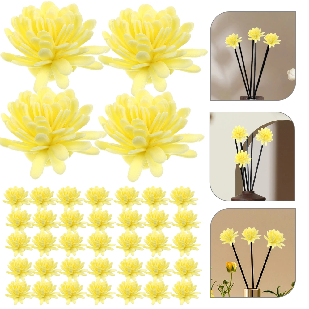 100pcs Simulated Flower Aromatherapy Diffuser Household Fragrance Diffuser Desktop Flower Decoration