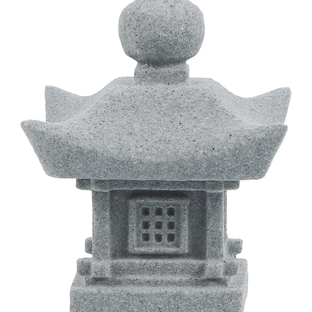 Japanese Pagoda Lantern Mini Statue Zen Garden Micro Landscape Pagoda Fish Tank Pavilion Decoration