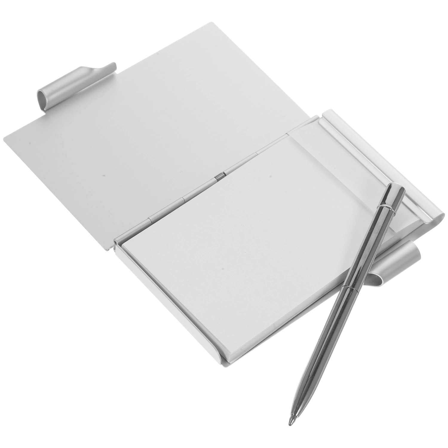 Metal Small Notebook Mini Notepad Small Pocket Notepad Metal Note Case with Pen