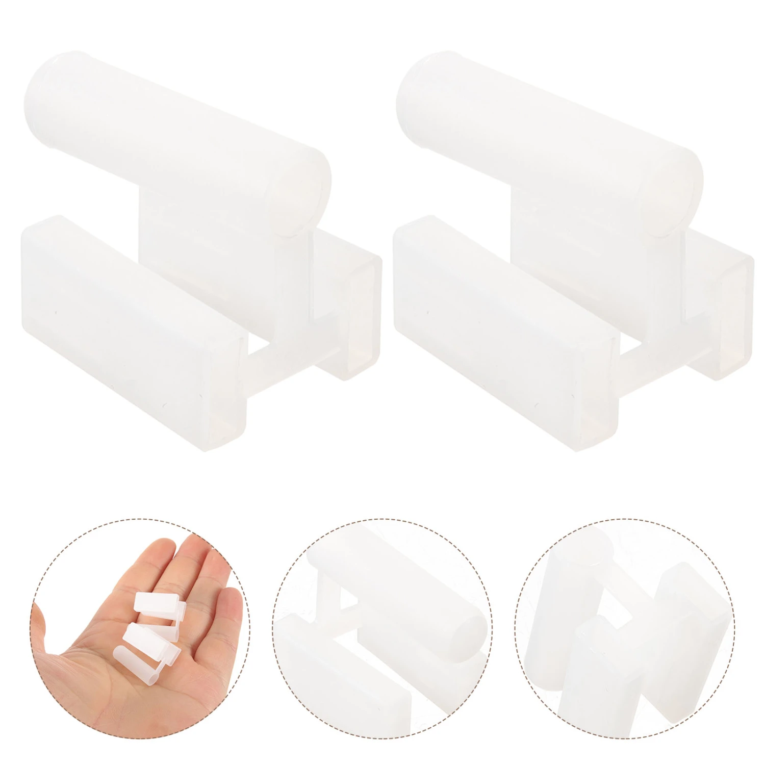 100pcs Outlet Plug Cover 3-prong Baby Safety Plug Cover Electrical Socket Cover