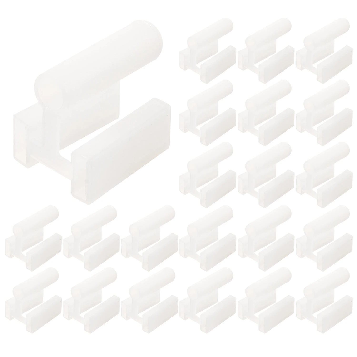 100pcs Outlet Plug Cover 3-prong Baby Safety Plug Cover Electrical Socket Cover