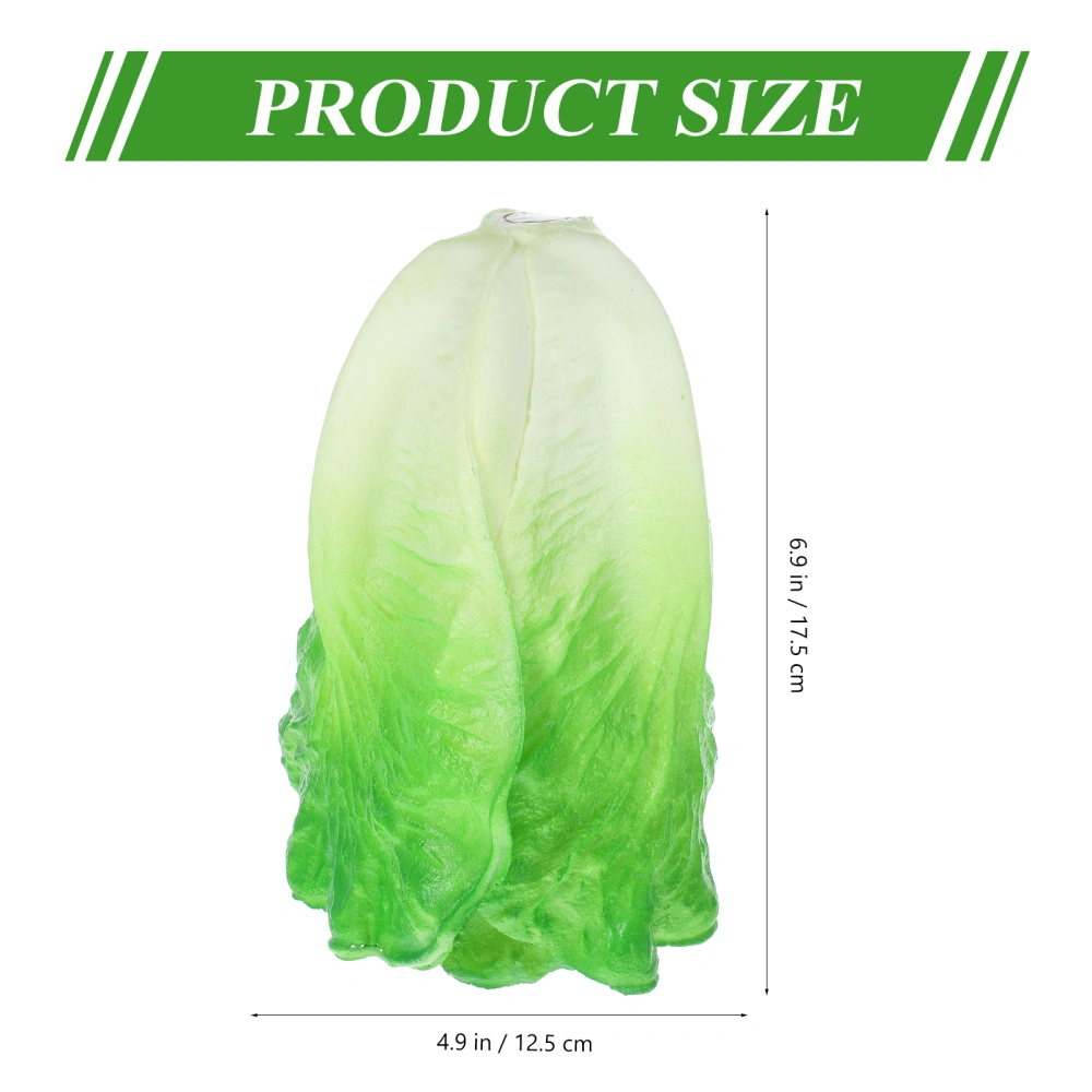 Artificial Lettuce Realistic Vegetable Decoration Simulated Vegetable Prop Home Kitchen Ornament