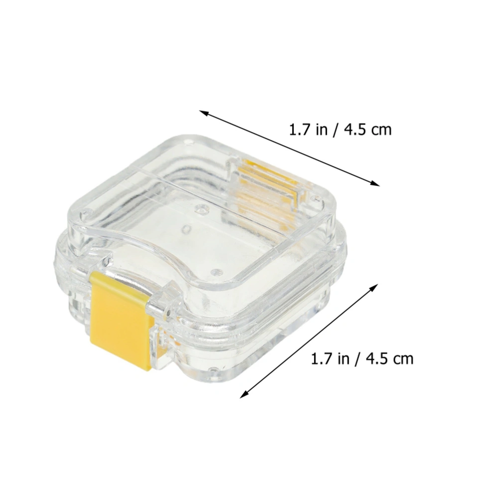 3Pcs Household Retainer Cases Convenient Denture Boxes Daily Use Denture Containers