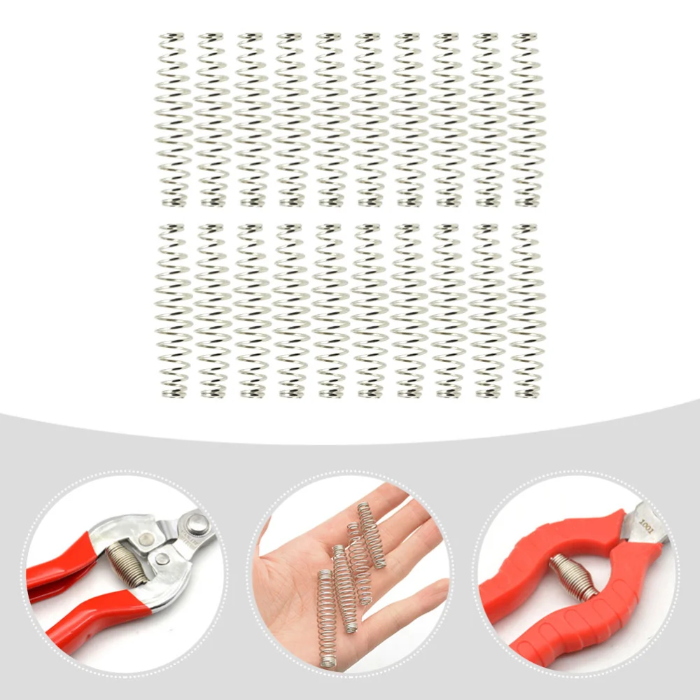 25pcs  Stainless Steel Pruners Springs Pruner Replacement Springs Garden Trimmer Springs