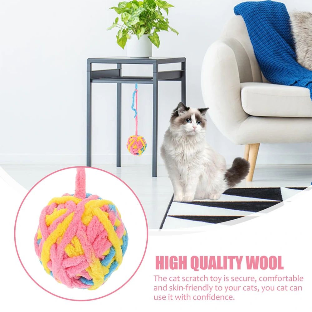 6pcs Cat Scratcher Indoor Cat Scratch Toy Cat Scratching Ball Indoor Cat Balls Toy Interactive Cat Toy