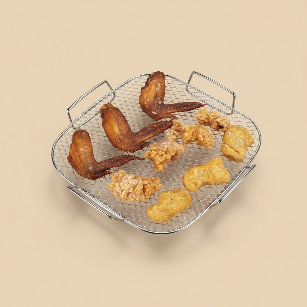 Air Fryer Rack Heat-resistance Grilling Rack Household Grill Rack Kitchen Grilling Rack