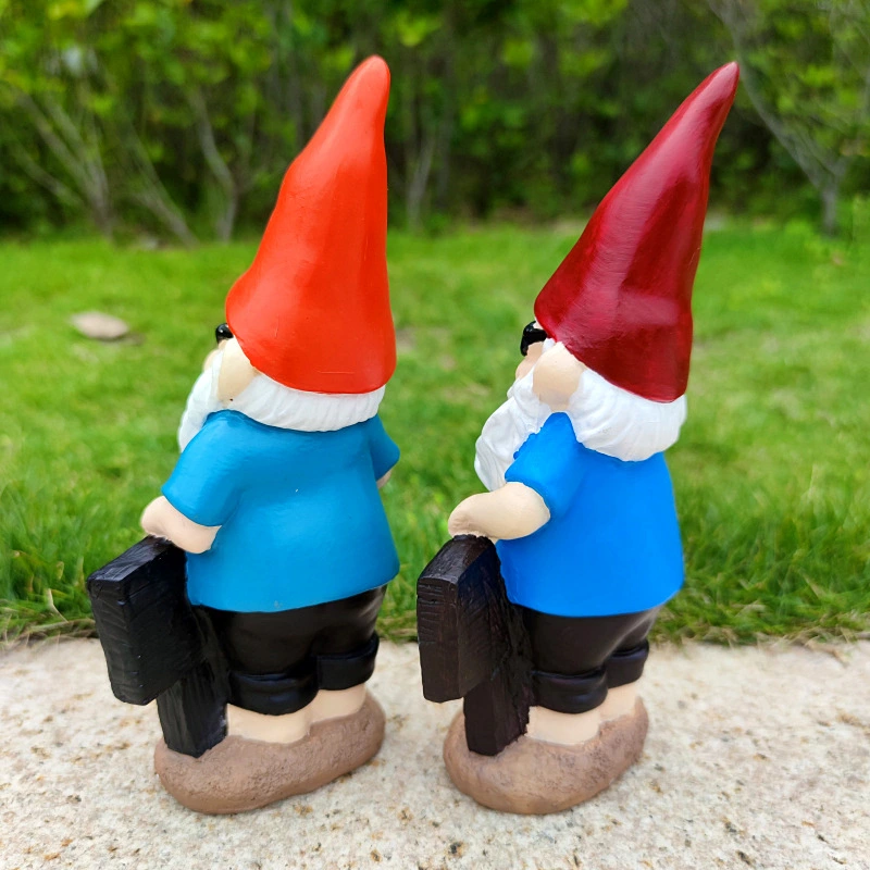 Garden Gnome Decoration Artificial Gnome Ornamnet Gnome Statue Decoration for Yard