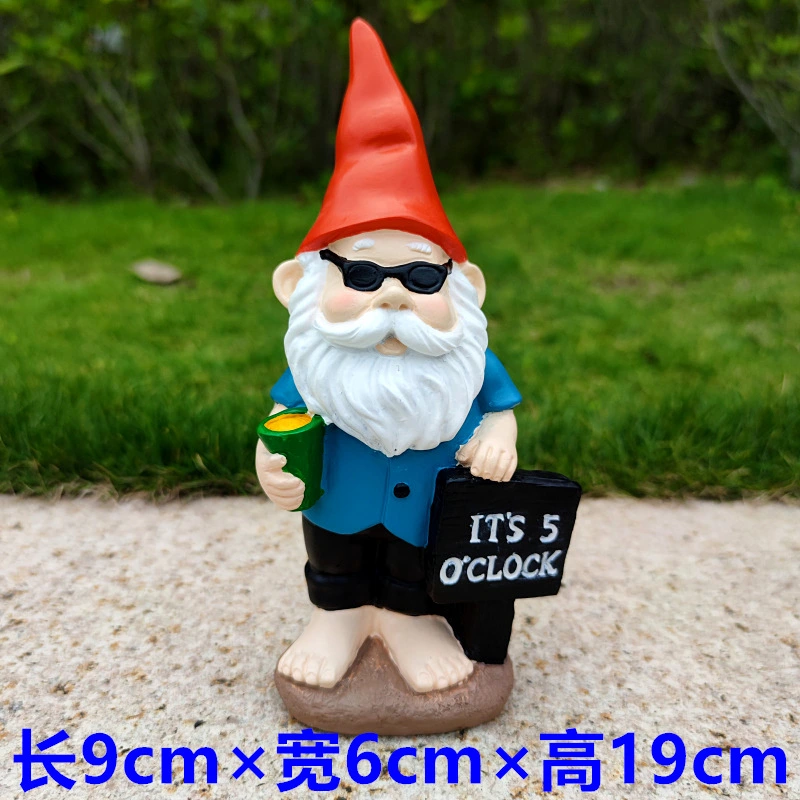 Garden Gnome Decoration Artificial Gnome Ornamnet Gnome Statue Decoration for Yard