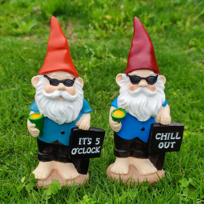 Garden Gnome Decoration Artificial Gnome Ornamnet Gnome Statue Decoration for Yard