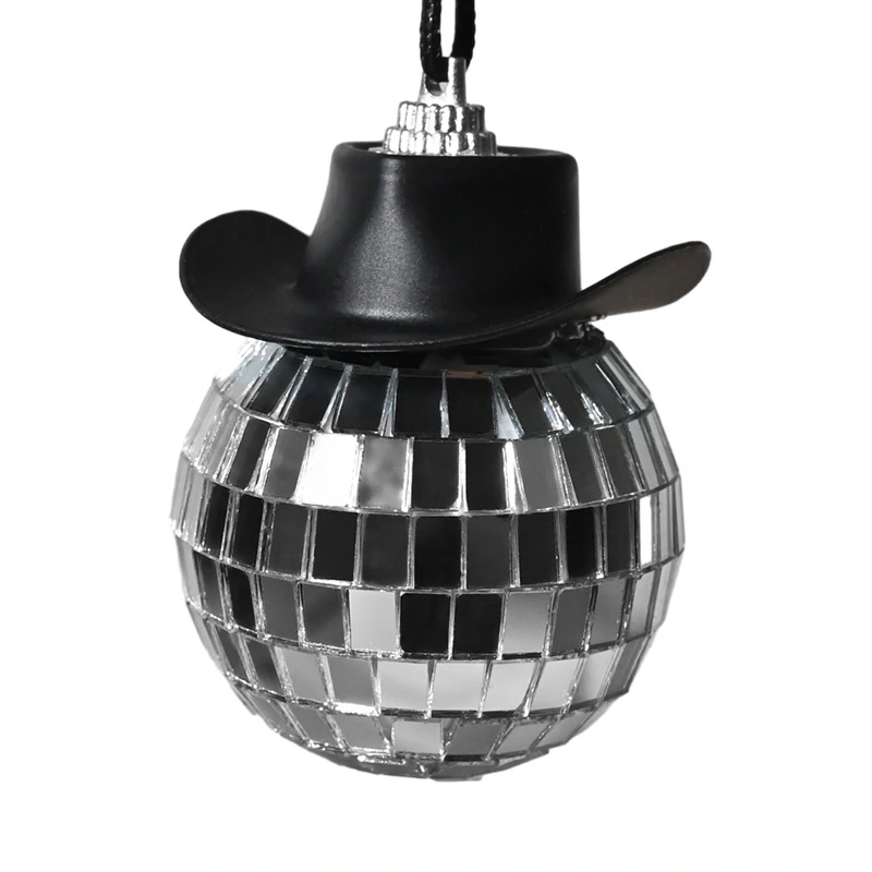 Decorative Disco Ball Car Hanging Mirror Disco Ball Hanging Ball Decor Party Accessory