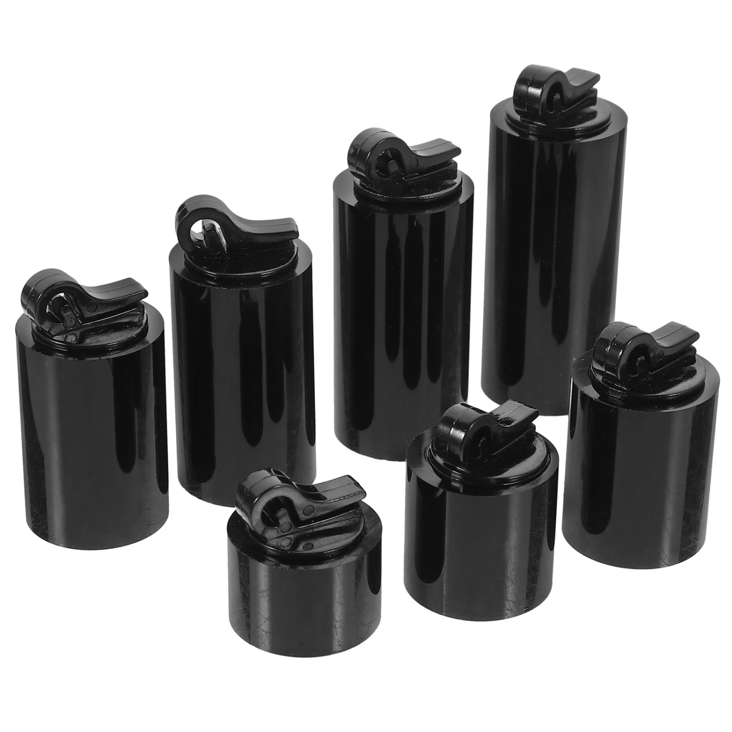 1 Set Acrylic Ring Display Stands Acrylic Cylinder Ring Display Organizer Ring Holder