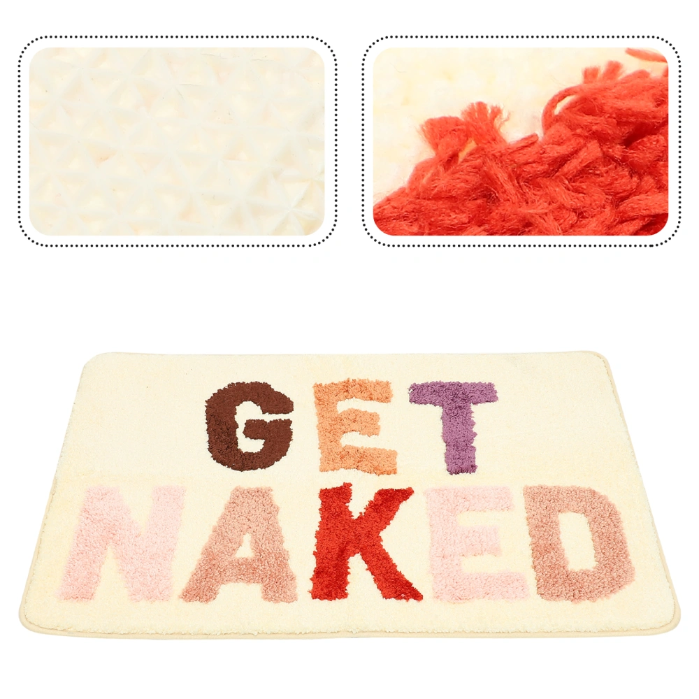 Bath Mat Cute Bathroom Rug Funny Nonslip Bathtub Mat Super Absorbent Floor Carpet