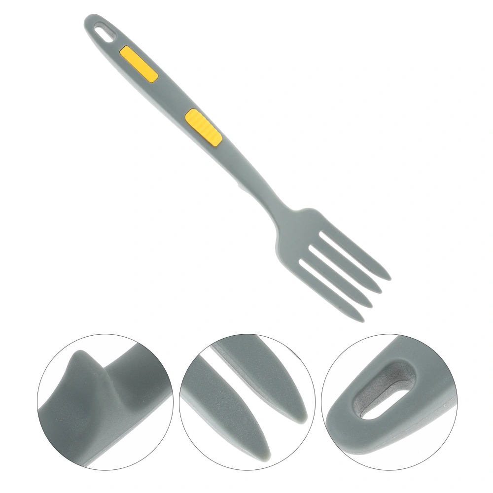 Silicone Cooking Fork Pasta Fork Food Eating Fork Stirring Fork Multifunctonal Fork