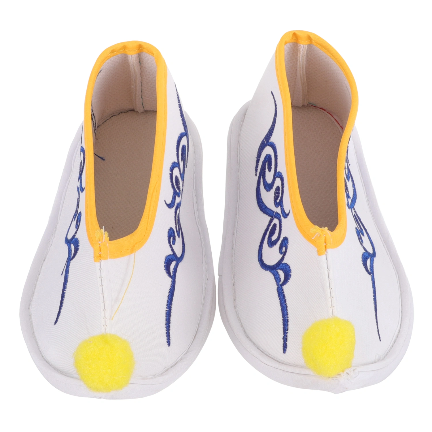1 Pair Buddhist Shoes Embroidered Shoes Women Ethnic Shoes Auspicious Cloud Pattern Shoes